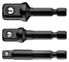 Teng tools ACCSDA03 1/4″ Hex drive impact socket adaptor set 3 pc