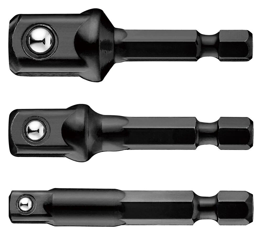 Teng tools ACCSDA03 1/4″ Hex drive impact socket adaptor set 3 pc