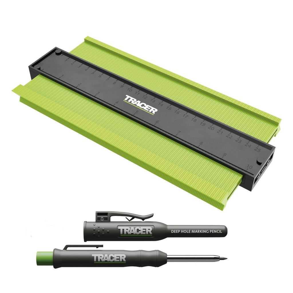 TRACER ACG2 Contour Gauge 10" (Inc TRACER Deep Hole Pencil)