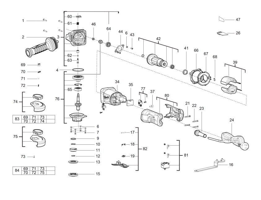 AGV13-115XSPDE 110V spare parts