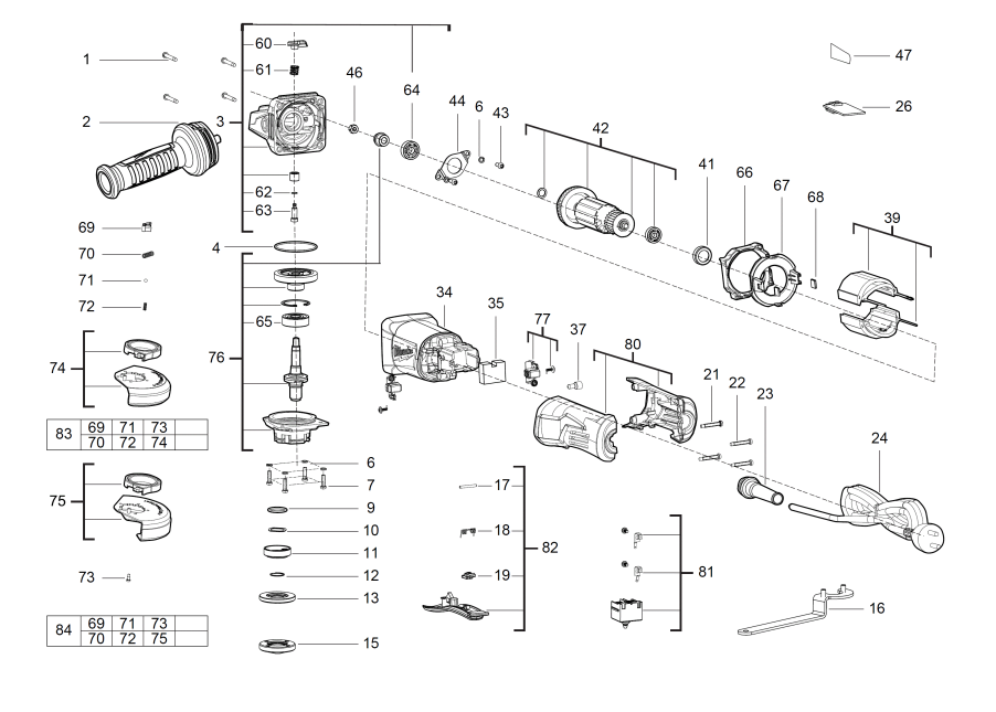 AGV13-115XSPDE 240V spare parts