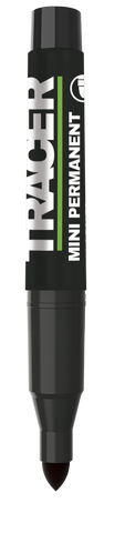 Tracer Mini Marker Black AMM100 with 1–2mm bullet tip for marking wood, metal, plastic, and tiles.