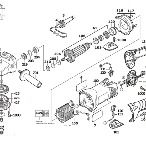 AP12QE 240V spare parts