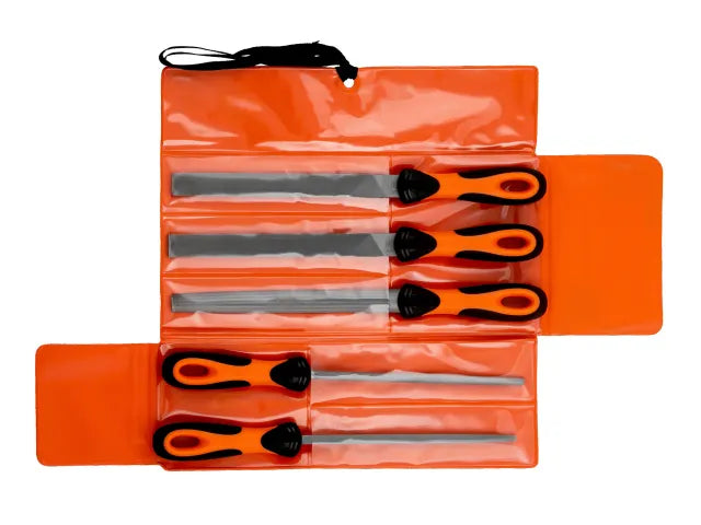 Bahco BAH47808 200mm (8in) ERGO™ Engineering File Set, 5 Piece