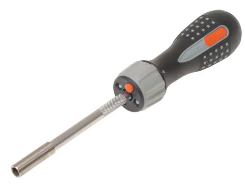 Bahco BAH808050L 808050L LED Ratchet Screwdriver & 6 Bits