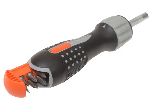 Bahco BAH808050L 808050L LED Ratchet Screwdriver & 6 Bits