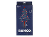 Bahco XMAS ERGO™ Slim VDE Insulated Screwdriver Set 5pc BE-9881SL