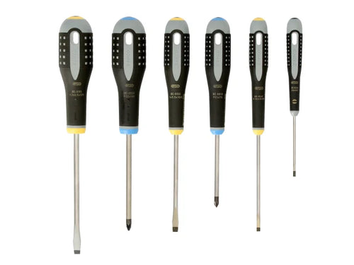 Bahco BAH9882 BE-9882 ERGO™ Screwdriver Set, 6 Piece