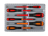 Bahco BAH9884S BE-9884S ERGO™ VDE Insulated Screwdriver Set, 6 Piece