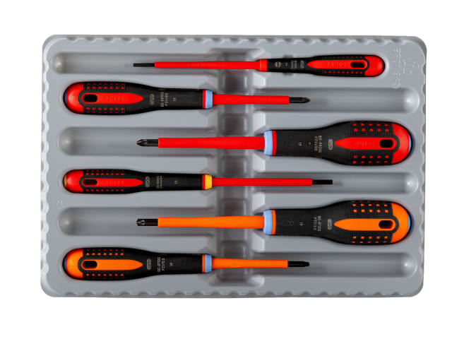 Bahco BAH9884S BE-9884S ERGO™ VDE Insulated Screwdriver Set, 6 Piece