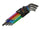 Bahco C1997LM/9P Metric Long Ball End Coloured Hex L-Key Set, 9 Piece