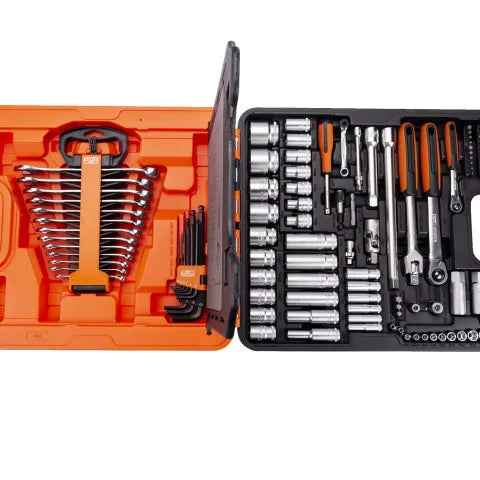 Bahco S103 1/4in &1/2in Dynamic Drive Socket & Spanner Set, 103 Piece