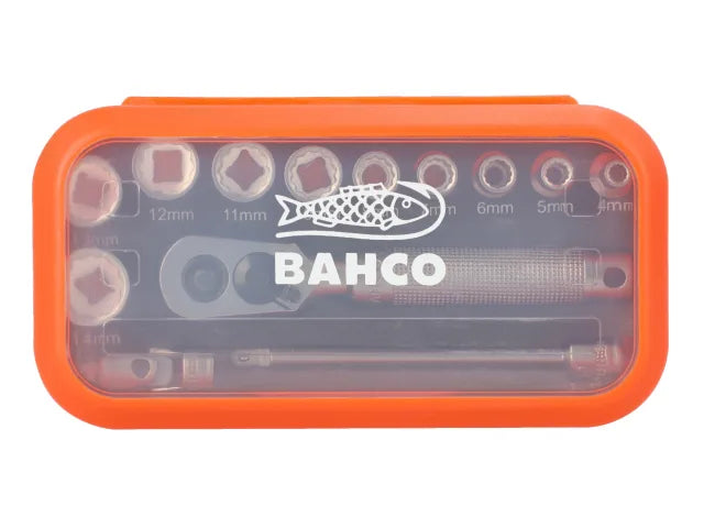 Bahco SBS13MC10.5 1/4in Drive Socket Set, 13 Piece