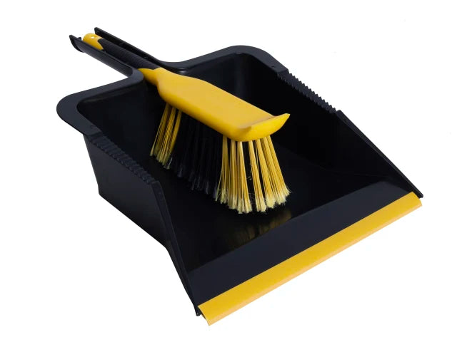 Bulldozer BDZ8015BY Heavy-duty Dustpan and Brush Set