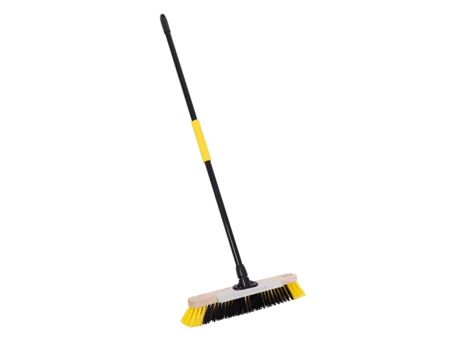 Bulldozer BDZCOP43BY Dual Fill Soft PET Broom with Metal Scraper 457mm (18in)