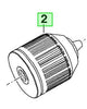 Milwaukee C12PD Chuck 201495002 spare part