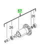 Milwaukee M12CIW38 Armature 4931435762 spare part