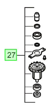 Milwaukee M18FH Rotor 4931494323 spare part
