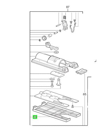 Milwaukee M12JS Gliding shoe 4931435317 spare part