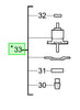 Milwaukee M18FHZ Motor assembly 4931465213 spare part