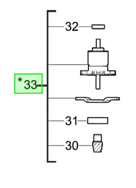 Milwaukee M18FHZ Motor assembly 4931465213 spare part