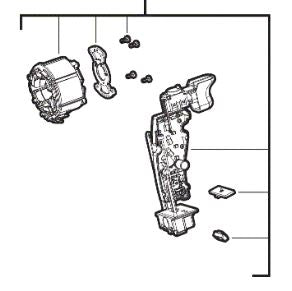 Milwaukee M18FPD3 switch electronics 4931494910 spare part (old version)