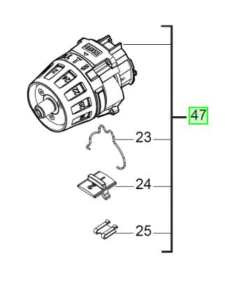 Milwaukee M18FDD Gear kit 4931453216 spare part