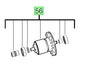Milwaukee M18BLPD2 Motor assembly 4931466291 spare part
