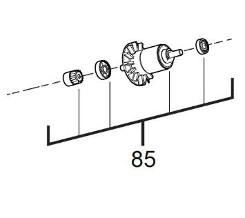 Milwaukee M18BLTRC Rotor 4931466803 spare part