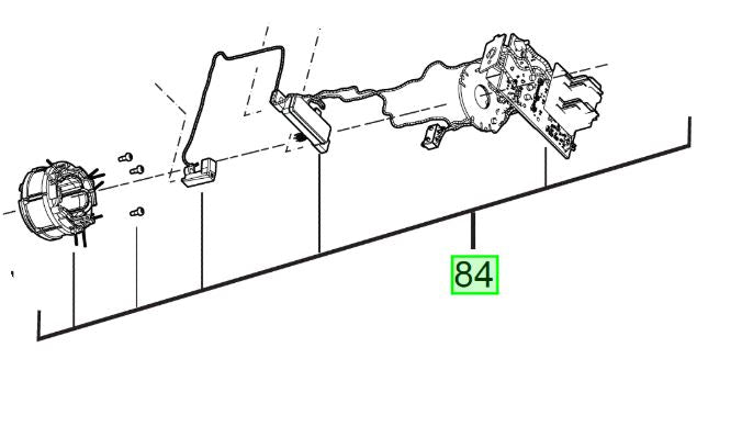 Milwaukee M18BLTRC Motor assembly 4931466802 spare part