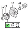 Milwaukee HD18CS Gear unit 200589004 spare part