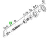 Milwaukee HD18HX Gear shaft 4931446523 spare part
