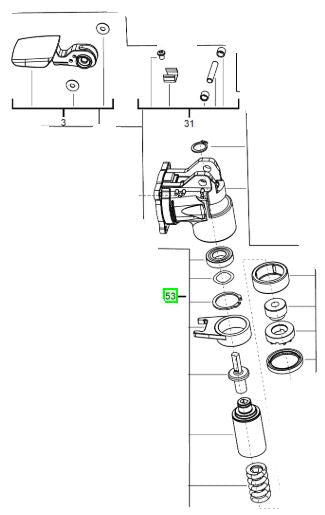 Milwaukee M18BMT Gearbox kit 4931436194 spare part