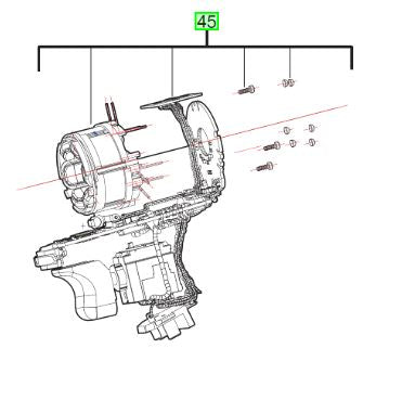 Milwaukee M12FIW14 electronics 4931465689 spare part