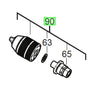 Milwaukee M18ONEFHX Fixtec chuck adapter 4931479655 spare part