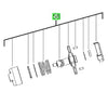 Milwaukee M18BID Gearkit 4931436089 spare part