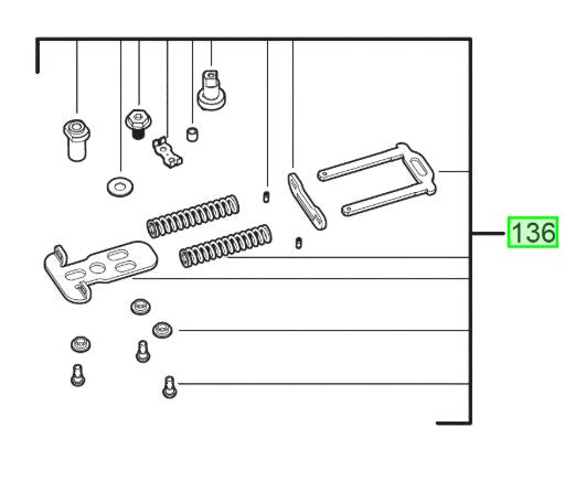 Milwaukee M18FBS85 Tensioning device 4931472766 spare part