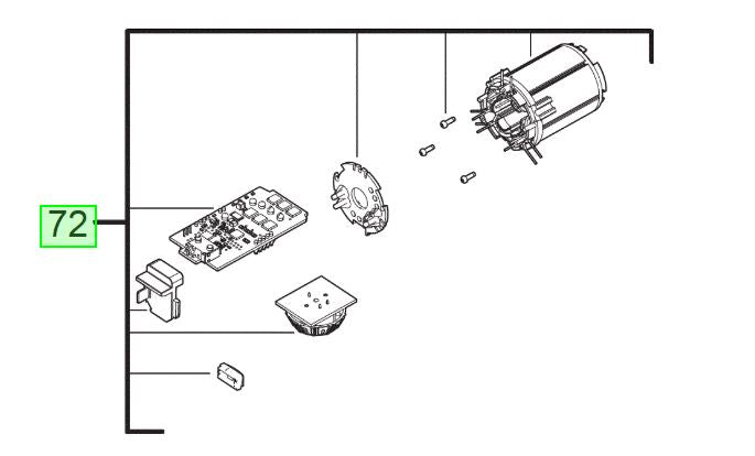 Milwaukee M12FMT Electronic 4931479365 spare part