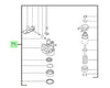 Milwaukee M12FMT Gear box 4931473403 spare part