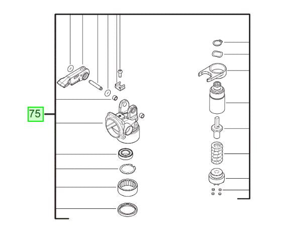 Milwaukee M12FMT Gear box 4931473403 spare part