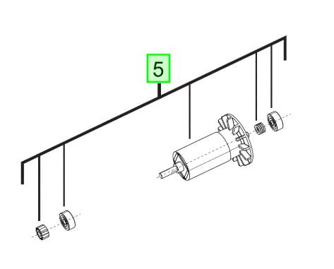 Milwaukee M12CPD Armature 4931435725 spare part