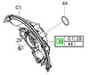 Milwaukee M18CCS55 Saw protection 4931448974 spare part