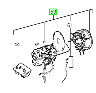 Milwaukee M18BLID Electronic element 4931453272 spare part