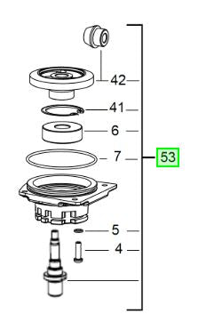 Milwaukee M18CAG115XPDB Spindle 4931461664 spare part