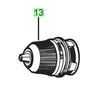 Milwaukee M2FPDX Keyless chuck 13mm 4932464479 spare part