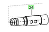 Milwaukee M12CH Spindle 4931435918 spare part