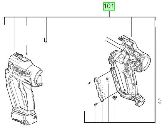 Milwaukee M18ONEFPRT Housing 4931479238 spare part
