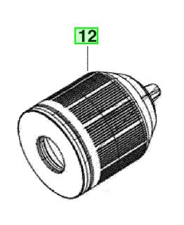 Milwaukee C12DD Keyless chuck 4931461743 spare part - item discontinued
