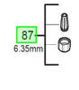 Milwaukee M18FTR COLLET 4931472650 spare part