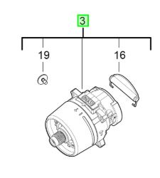 Milwaukee M12FPD2 Gearbox assy 4931494228 spare part